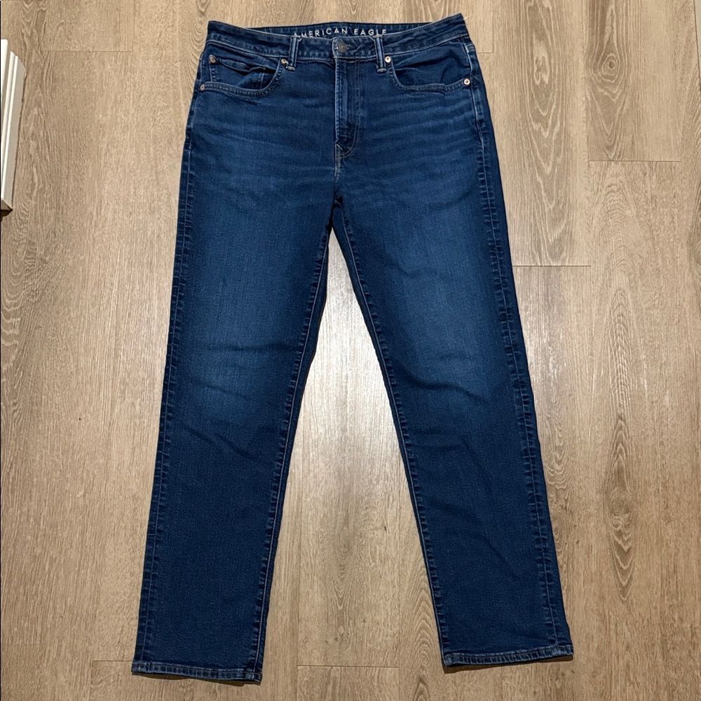 American Eagle Men’s AirFlex+ Athletic Straight Jeans (34x34)